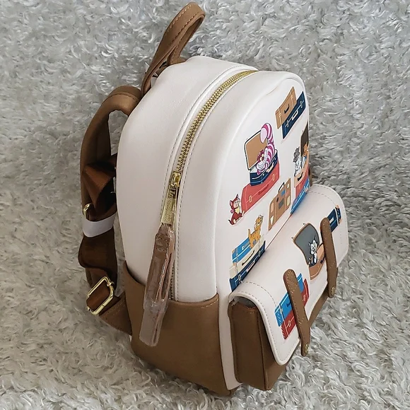 NWT Loungefly Traveling Cats mini backpack - Picture 9 of 16